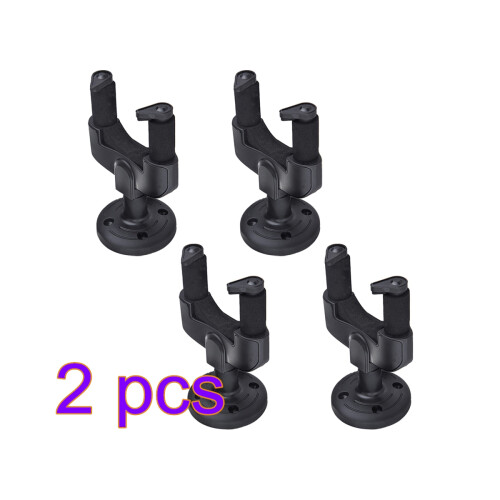 2Supports Guitare Auto-Serrants Avec Base À Vis Solide