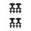 24Pièces Boutons De Zinc Noir Design Pour Armoire 1