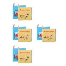 8Pièces Livre En Tissu Coloré Bébé Doux Jouet Éducatif Bain