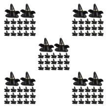 120Pièces Mini Chapeaux Plastique Pour Figurines Fêtes DIY