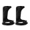 2Pièces Support De Rasage Noir Plastique Pour Outils Et Brosse À 1