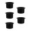 5Pièces Inserts Porte- Noir, Usage Auto Sofa 1