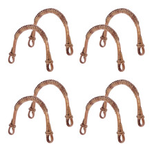 8Pièces Poignées Ergonomiques En Bambou Accessoires Rétro Pour Théière