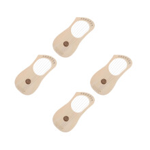 4Ensembles Kit Harpe Lyre Bois Beige 7 Cordes À Monter Pour Débutants