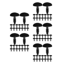 500Pièces Nez Triangle Plastique Noir Pour Décor Peluche Ours & Lapin
