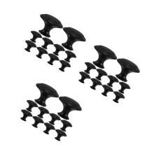 36Pièces Boutons Simples Zinc Noir Pour Armoire Tiroirs