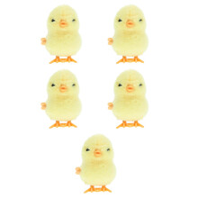 5Pièces Jouet Peluche Animal À Remontage Pour Fête Et Pâques