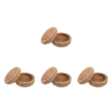 4Pièces À Grains Manuel Bois Beige Résistant