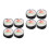 8Pièces Simulation Sushi Boules De Riz PVC Multicolores Pour Décor 1