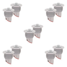 10Pièces Valve Silicone Gris Clair Preventeur Refoulement Cuisine