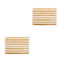 2Pièces Quick-Dry En Bambou Beige Pour Douche Sauna