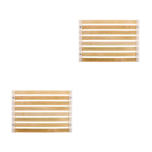 2Pièces Quick-Dry En Bambou Beige Pour Douche Sauna