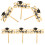 6Pièces Accessoires Cake Topper Graduation 1