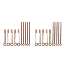 10Ensembles Aiguilles Bois Cuivre Kit Réparation DIY Maison