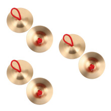 3Paires Cymbales Doigt Cuivre Enfant Instruments Percussion Danse