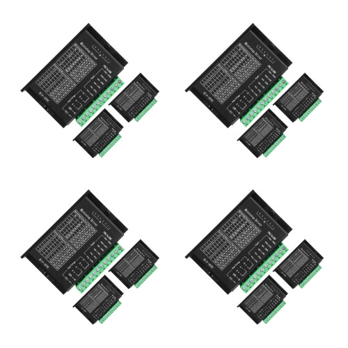 12Pièces Contrôleur Stepper Noir Pour Machines Cnc 3D