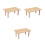 3Pièces Plateau En Bois Pour Hamster, Aire De Jeu Robuste 1