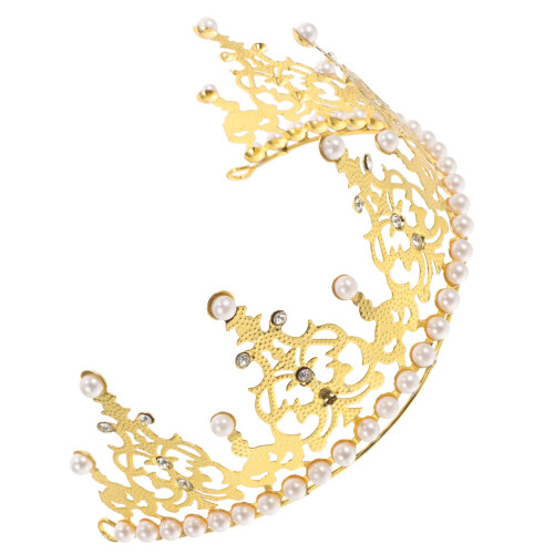 1Pièces Couronne Enfant Alliage Perles Strass Accessoire
