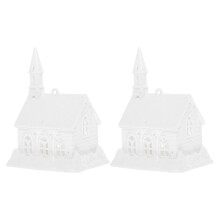 2Pièces En Plastique Blanches À Décorer DIY Décoration Enfants