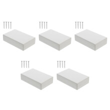 5Pièces Boîte De Raccordement ABS Gris Coffre Secret Portable