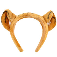 1Pièces -Tête Enfant Marron Peluche Confortable Pour Fête