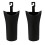 2Pièces Support En Plastique Noir Rangement Durable 1