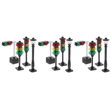 12Pièces Miniatures Pour Jeu Apprentissage Noir ABS