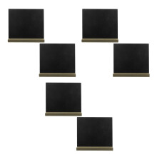 6Pièces Petites Ardoises En Design Rétro Pour Notes Et Table