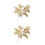 2Pièces Décoratives Artificielles Dorées Intérieur 1
