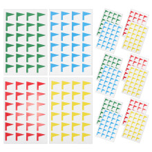 1Paquet Marqueurs Adhésifs En PVC Multicolores Pour Jardin Et Cartes