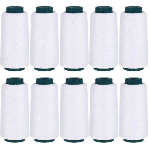 10St Naaigaren Polyester Voor Naaimachine, Sterk En Glad