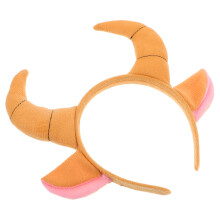 Gele Horn Headband Voor Kids Feest En Cosplay Accessoire