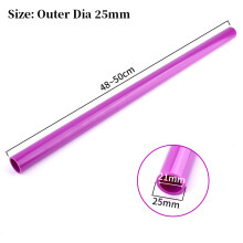 (Diámetro exterior 25 mm, 1 unidad) Tubo de PVC morado para riego agrícola y de jardín, para bricolaje,