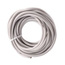 (Blanco, 20 m) Manguera de jardín con conector rápido, tubo de riego por goteo micro, manguera de PVC