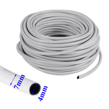(1/4 de pulgada, 20 metros) Manguera de PVC, tubo de agua para jardín, manguera para riego por goteo