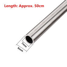 (OD 9mm) Longitud 50cm Tubería de acero inoxidable de alta presión OD 3/8" (9,52mm) 6mm 9mm Nebulización
