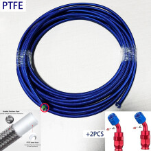 (45 Azul, AN4) adaptador de rotación, tubo de combustible, tubo de refrigeración, PTFE