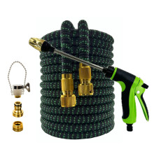 (Mangueras negras y verdes, 1/2'', 50 pies) Mangueras de riego extensibles para jardín, mangueras de