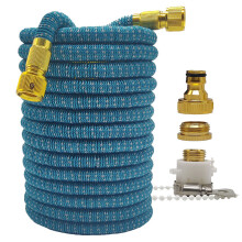 (Manguera azul grisácea, 15 m de extensión) Manguera para el hogar y el jardín, de alta presión, flexible