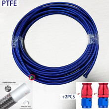 (0 Azul, AN12) adaptador de rotación, tubo de combustible, tubo de refrigeración, PTFE