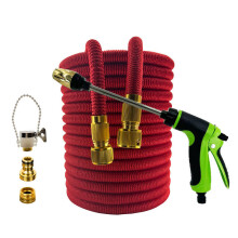 (Manguera roja, p. ej., 1/2'', 100 pies) Mangueras de riego extensibles para jardín, mangueras de riego