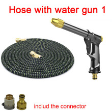 (manguera bg con pistola de 1,75 pies) Nueva manguera de riego expandible Magic Hose para jardín con