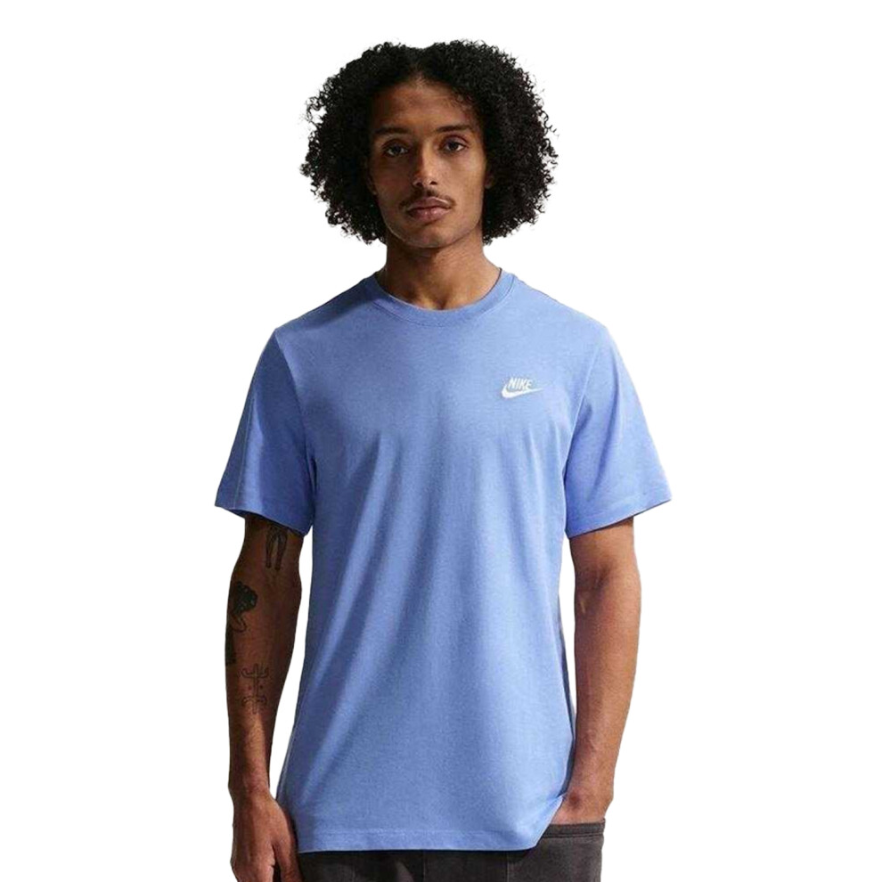 Nike (Xl, Light ) Mens Club T-Shirt Blue
