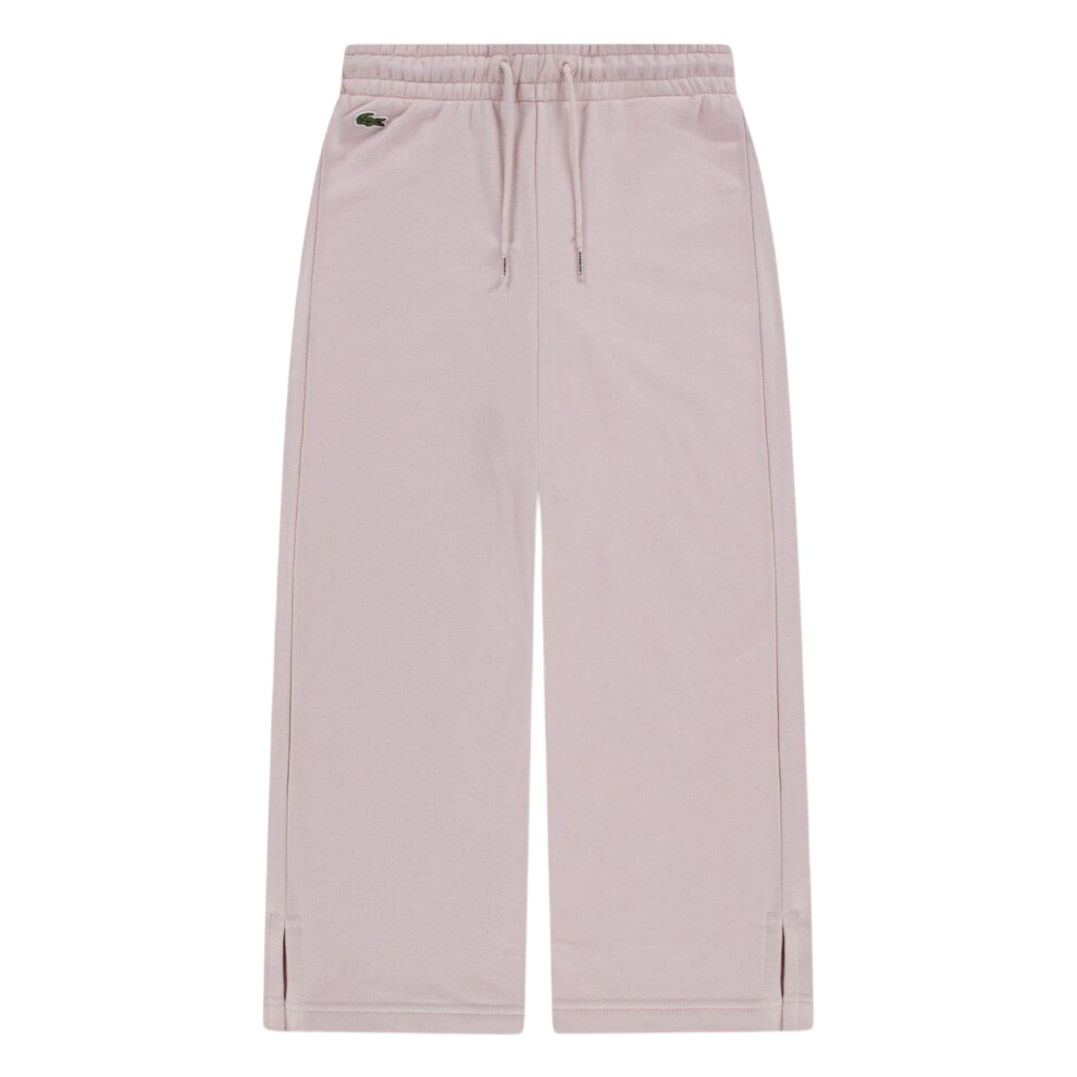 Lacoste (10 Years, Pink) Womens/Ladies Logo Wide Leg Sweatpants