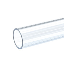 Tubo acrílico transparente de alta calidad (20 mm de diámetro exterior) para acuario, pecera, tubo de