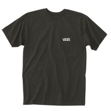 (S, Black) Vans Mens Logo Cotton T-Shirt