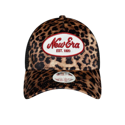 New Era New Era Leopard Print Trucker Cap