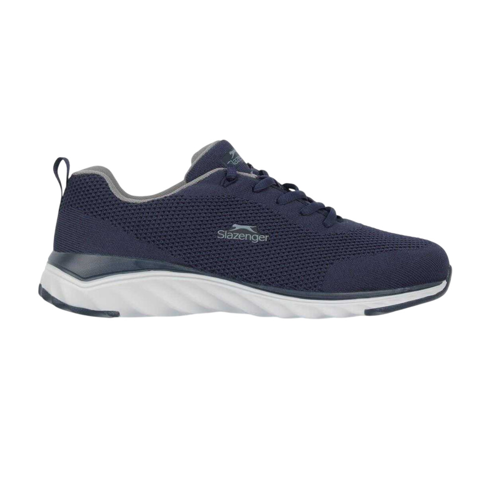 Slazenger (9 Uk, Navy/Grey) Mens Jenson Trainers Grey