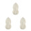 3Pièces Voitures Blanches En Plastique Pour Displays Et Teintures 4