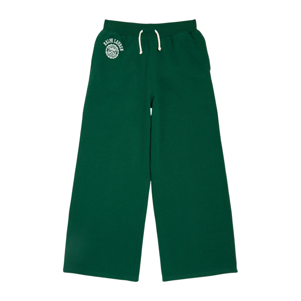 Ralph Lauren (8-10 Years, Forest) Girls Cotton Joggers Multicoloured